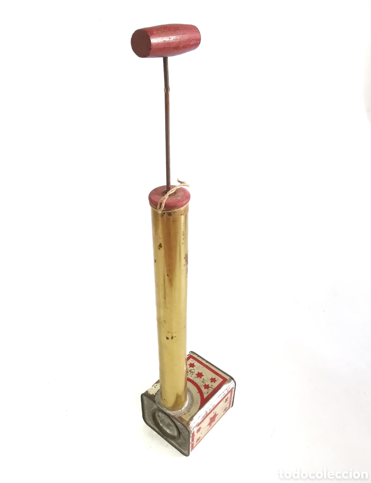 Antiques: CURIOSO FUMIGADOR MET&Aacute;LICO A&Ntilde;OS 50
