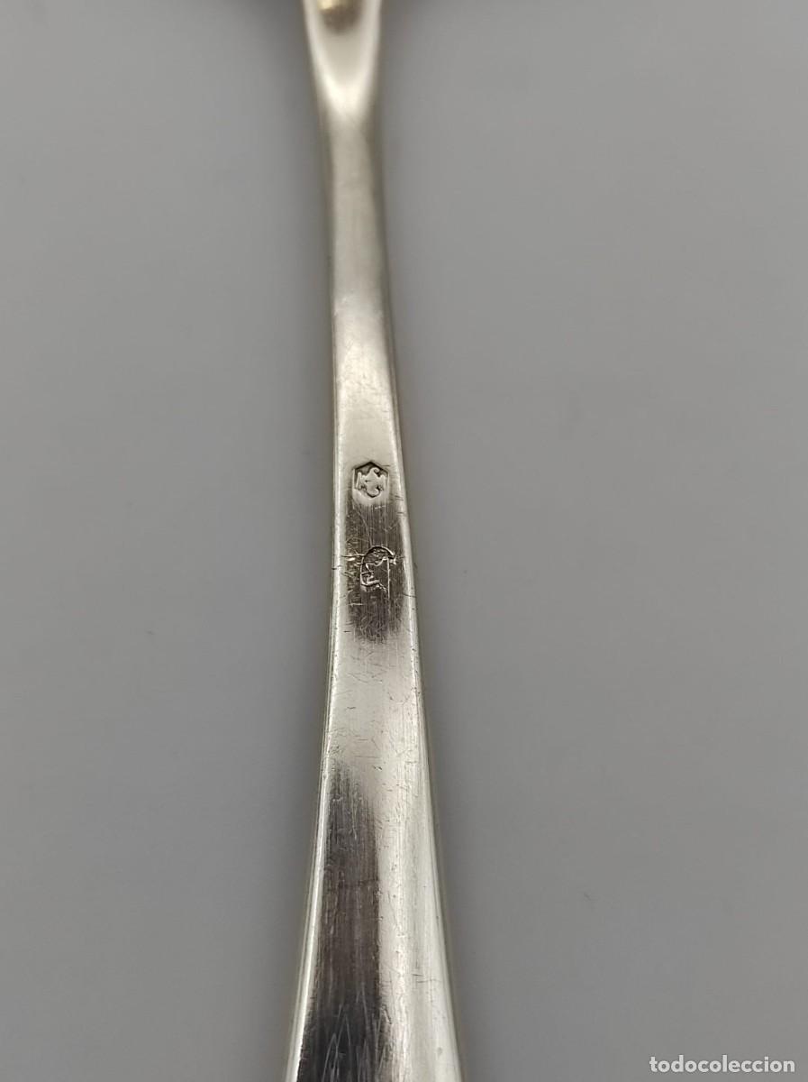Antig&uuml;edades: CUCHARA DE BEBE PLATA DE LEY - Foto 5