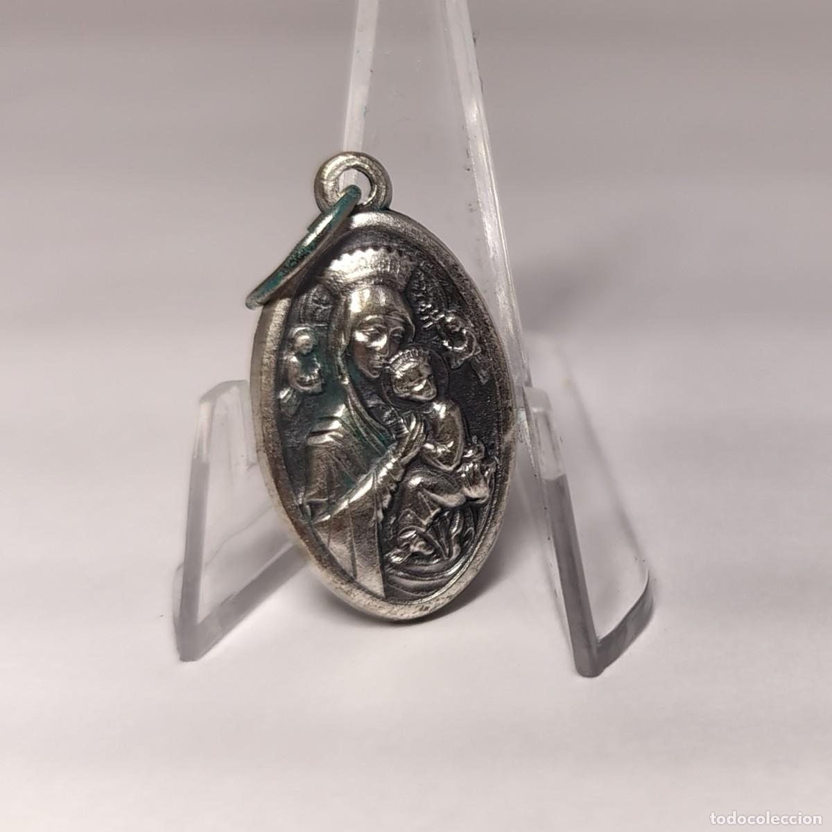 Antig&uuml;edades: Medalla religiosa / colgante: VIRGEN y NI&Ntilde;O. M346