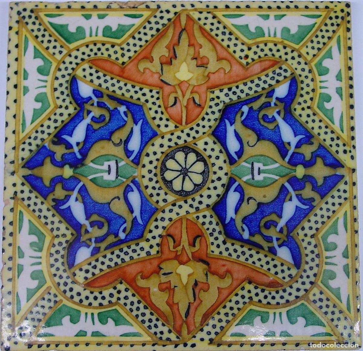 Antig&uuml;edades: Azulejos antiguos de 1900 - Foto 1