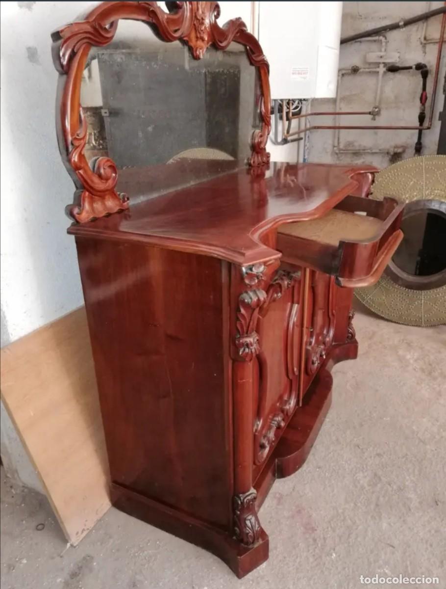 Antig&uuml;edades: BUFFET DE CAOBA VICTORIANO S. XIX - Foto 2