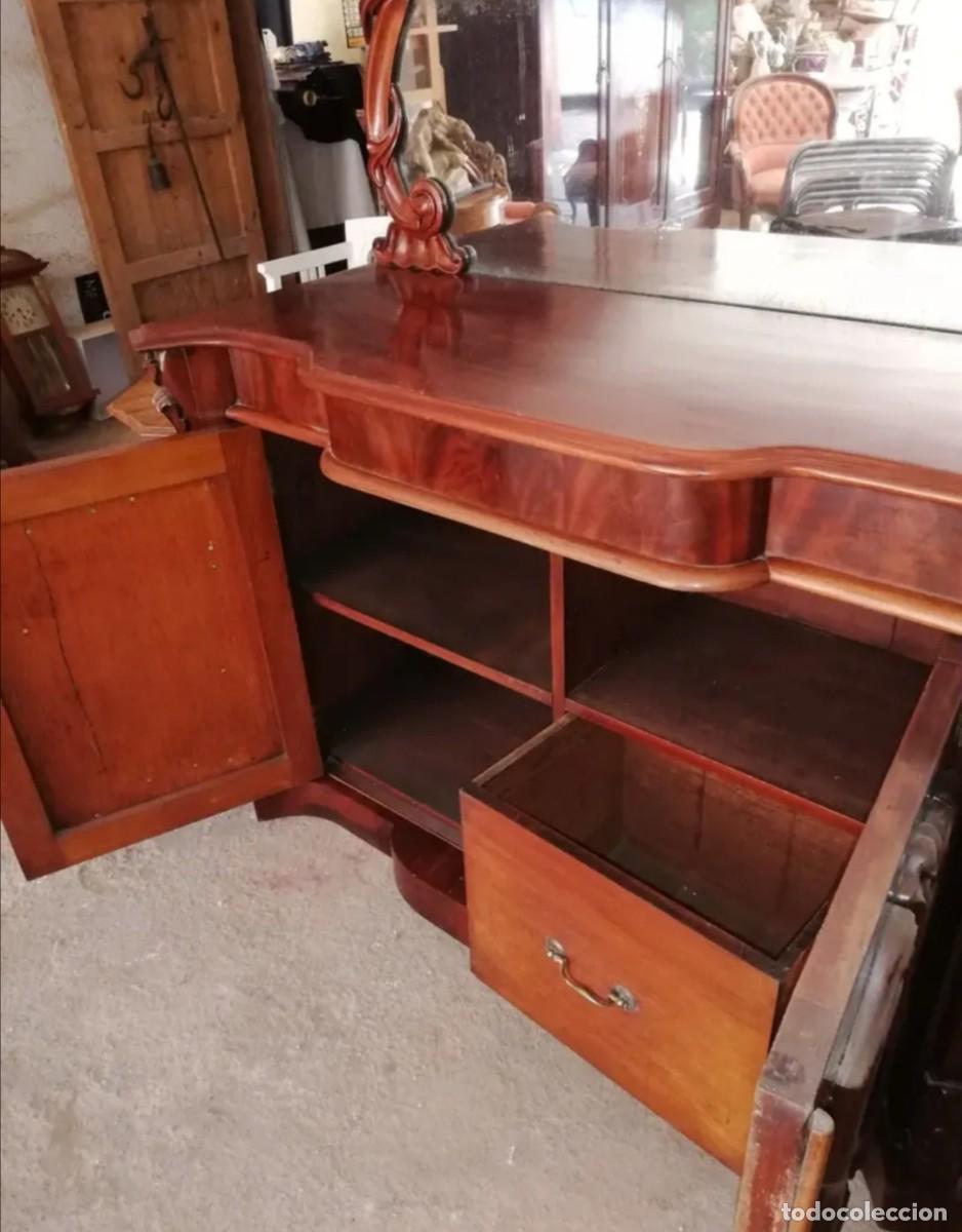 Antig&uuml;edades: BUFFET DE CAOBA VICTORIANO S. XIX - Foto 4