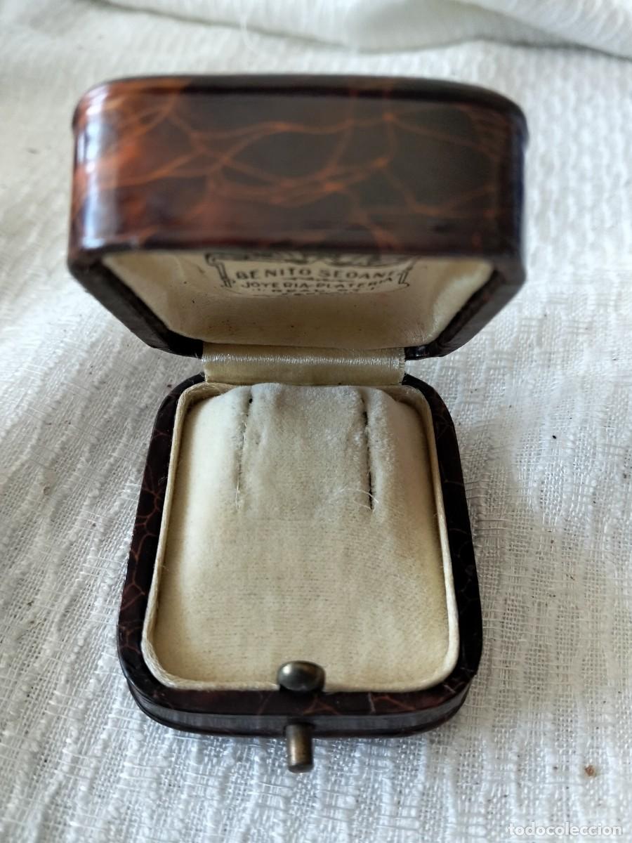 Antig&uuml;edades: ANTIGUO ESTUCHE PARA PENDIENTES JOYERIA