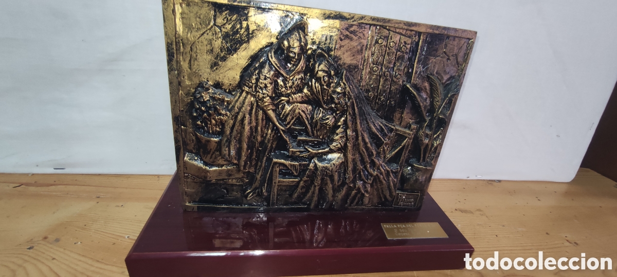 Antig&uuml;edades: Placa motivos falleros Valencia
