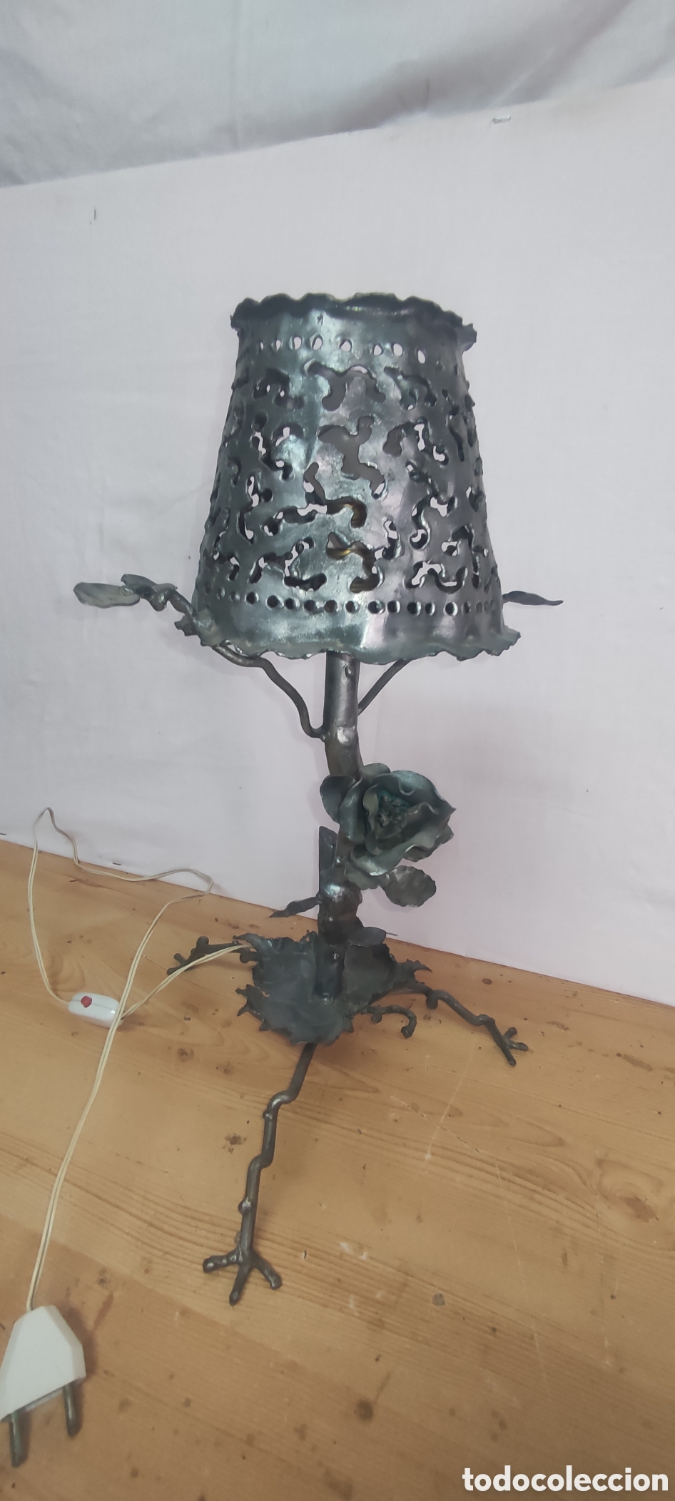 Antig&uuml;edades: Lampara de mesa vintage - Foto 3