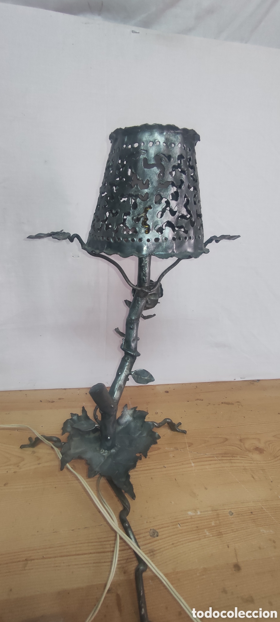 Antig&uuml;edades: Lampara de mesa vintage - Foto 4