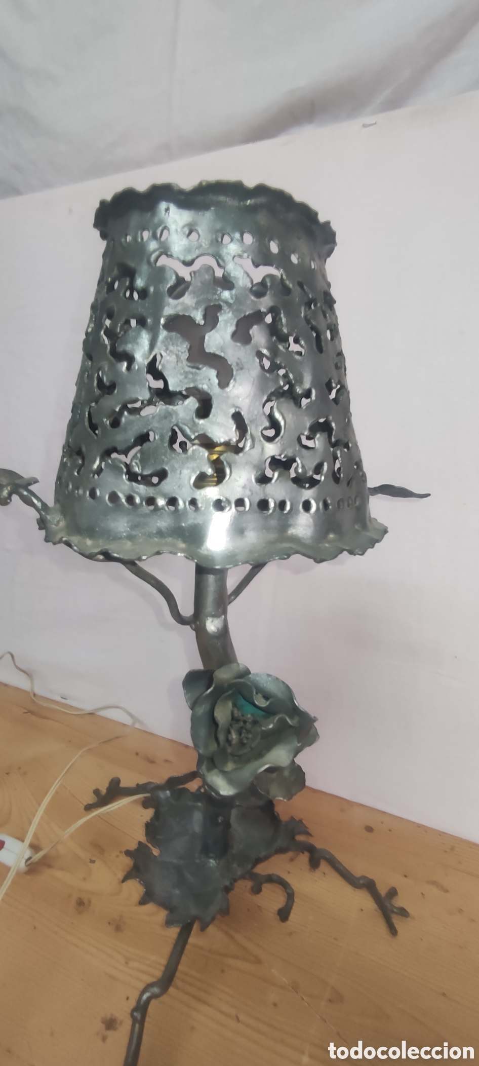 Antig&uuml;edades: Lampara de mesa vintage - Foto 5