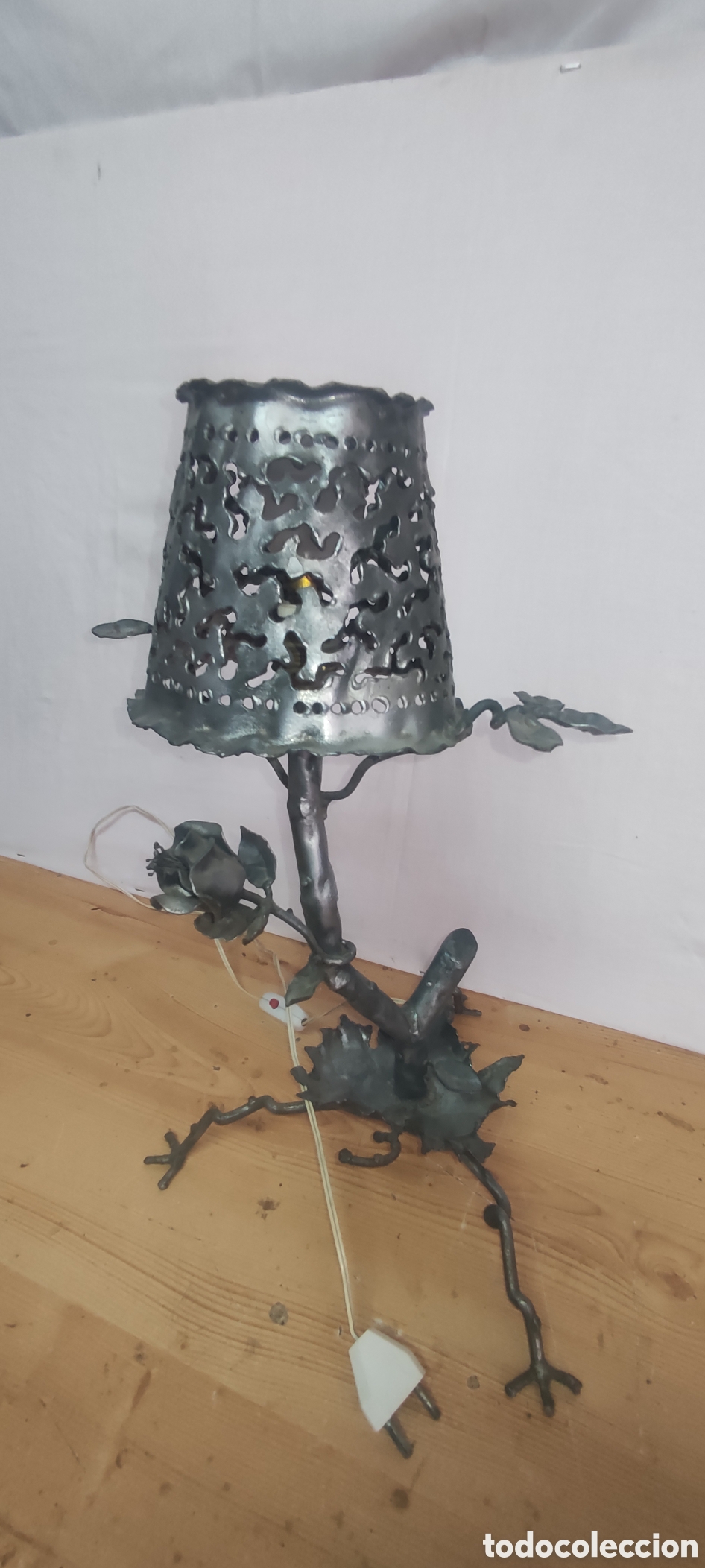 Antig&uuml;edades: Lampara de mesa vintage - Foto 7