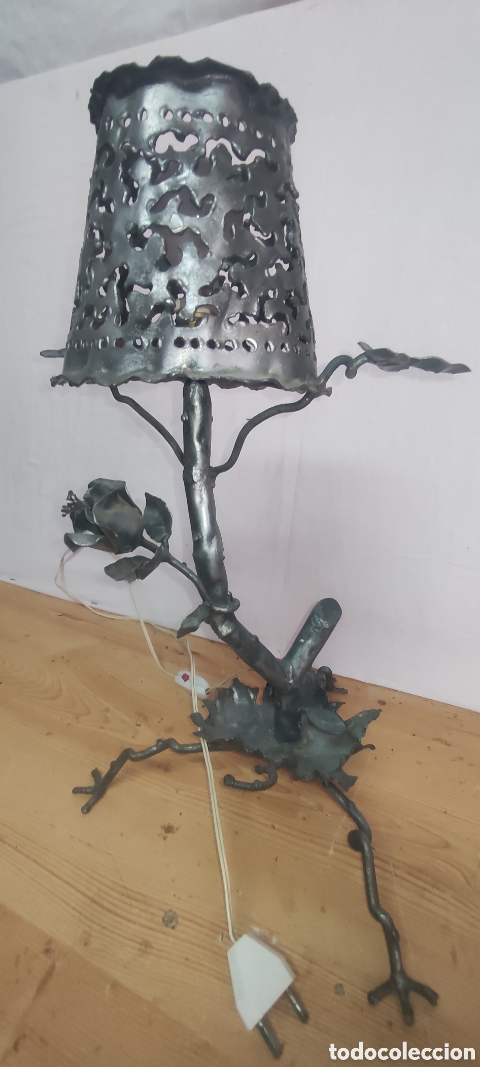 Antig&uuml;edades: Lampara de mesa vintage - Foto 8