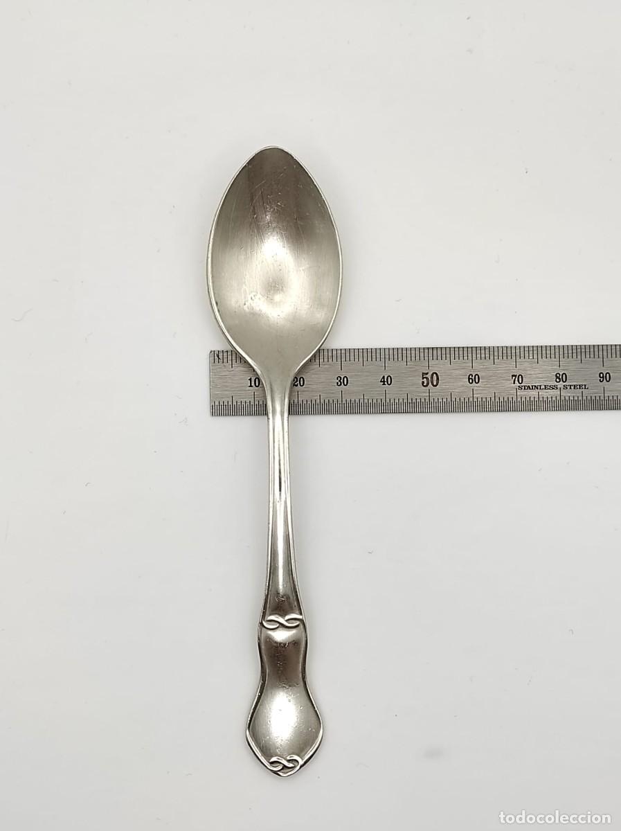 Antig&uuml;edades: CUCHARA DE BEBE PLATA DE LEY - Foto 3