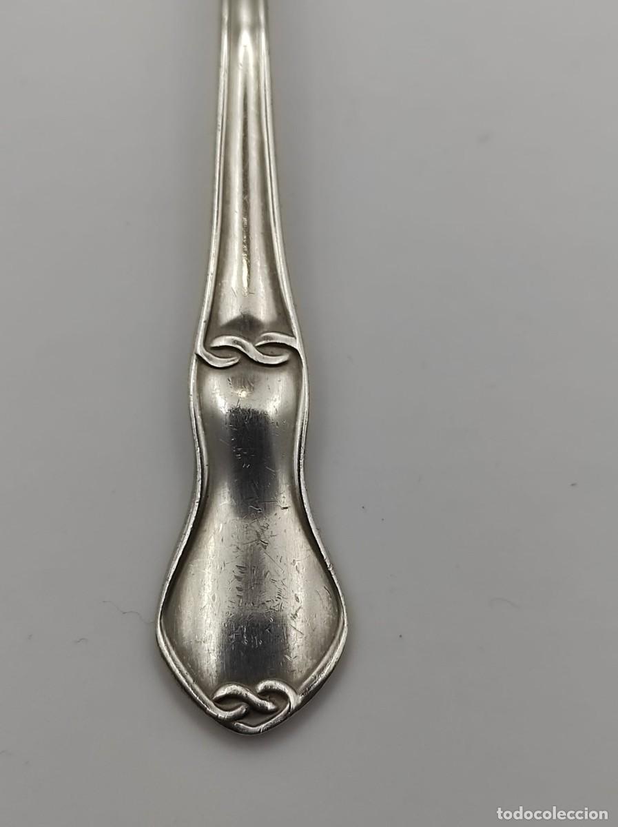 Antig&uuml;edades: CUCHARA DE BEBE PLATA DE LEY - Foto 4