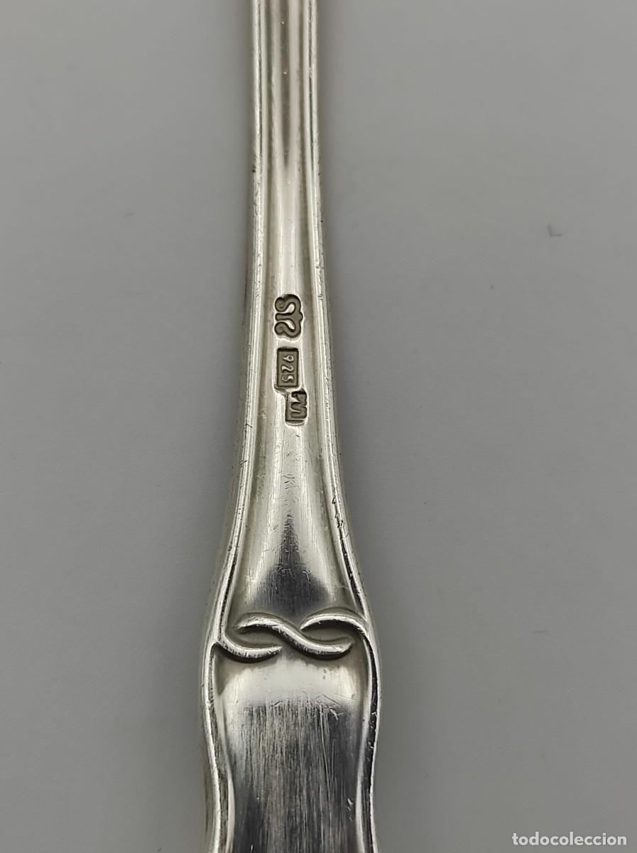 Antig&uuml;edades: CUCHARA DE BEBE PLATA DE LEY - Foto 5