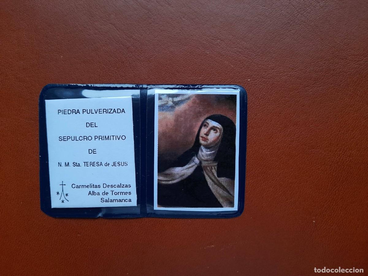 Antig&uuml;edades: Reliquia Santa Teresa de Jes&uacute;s Piedra Pulverizada del Sepulcro