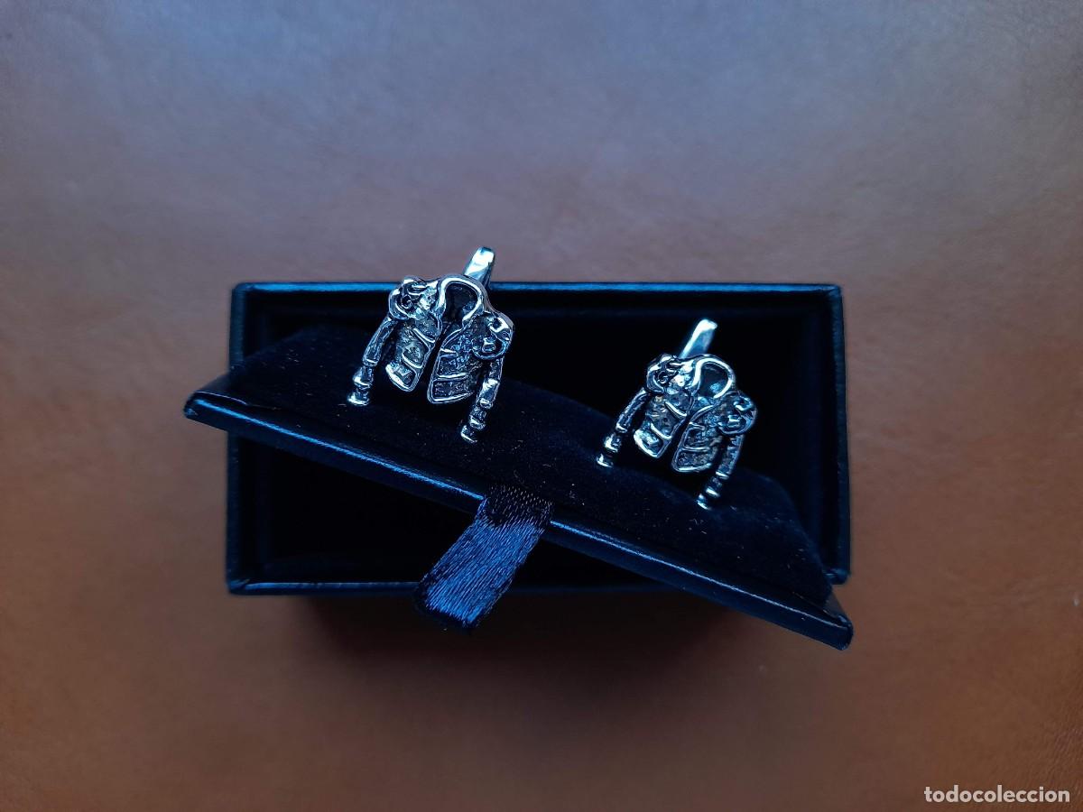 Antiques: Gemelos taurinos. Gemelos chaquetilla de torero