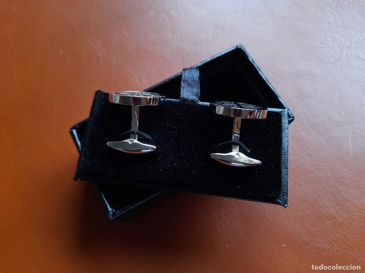 Antig&uuml;edades: Gemelos Orden de Calatrava plateado - Foto 2