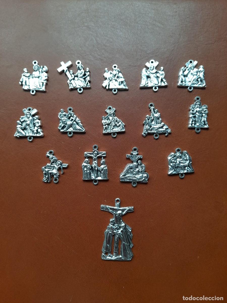 Antig&uuml;edades: Via Crucis para rosario o en miniatura