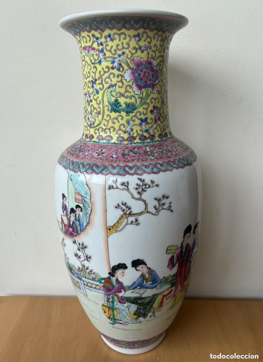 Antig&uuml;edades: ANTIGUO JARR&Oacute;N CHINO DE PORCELANA - FAMILIA ROSA - FAMILLE ROSE