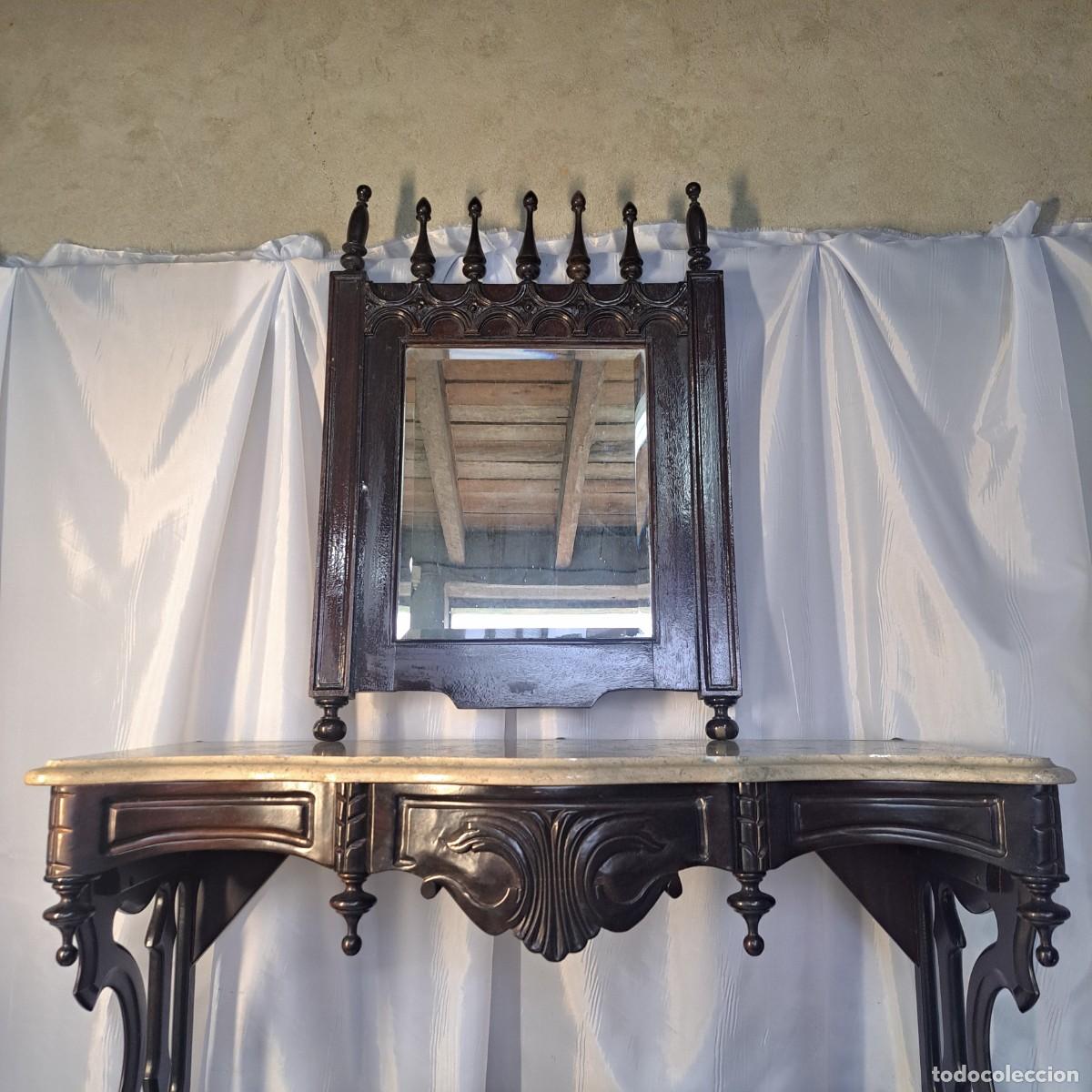 Antig&uuml;edades: Consola y espejo, estilo rom&aacute;ntico - Foto 5