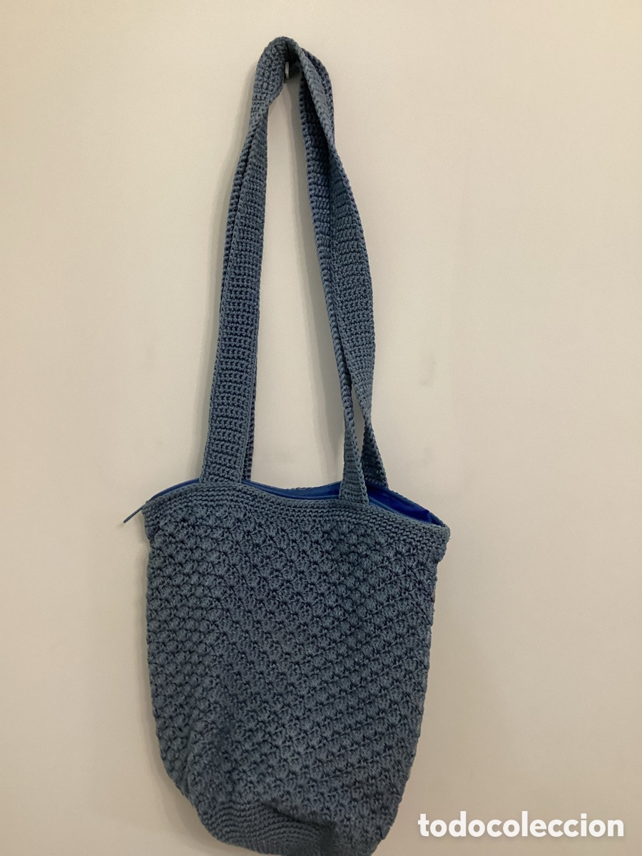 Antiguidades: Bolso de ganchillo hecho &ntilde;a mano. Nuevo