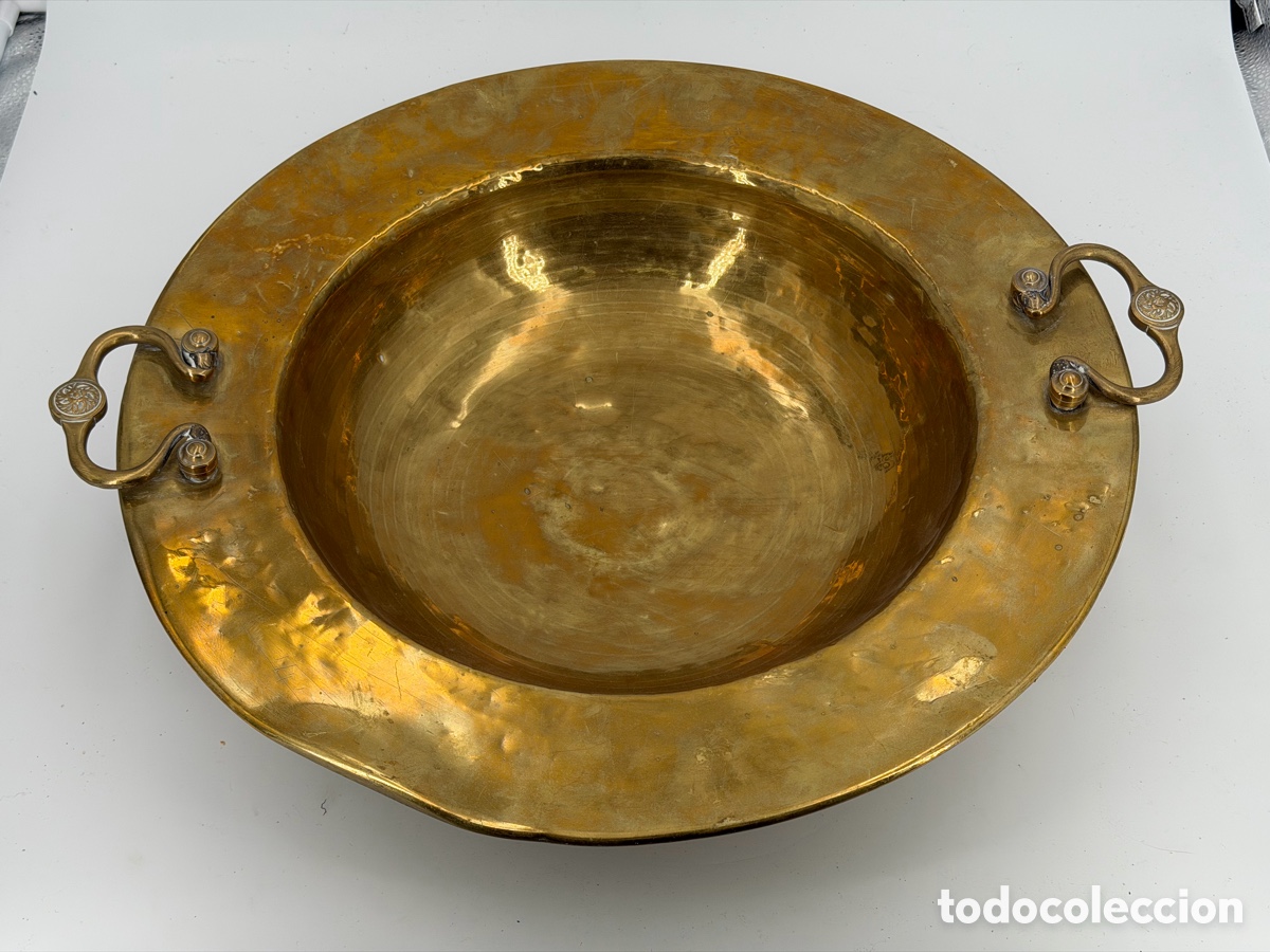 Antig&uuml;edades: Gran Calentador Dorado del siglo XIX