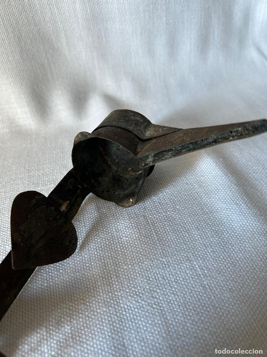 Antig&uuml;edades: ANTIGUO CANDIL DE DOBLE CAZOLETA - Foto 8