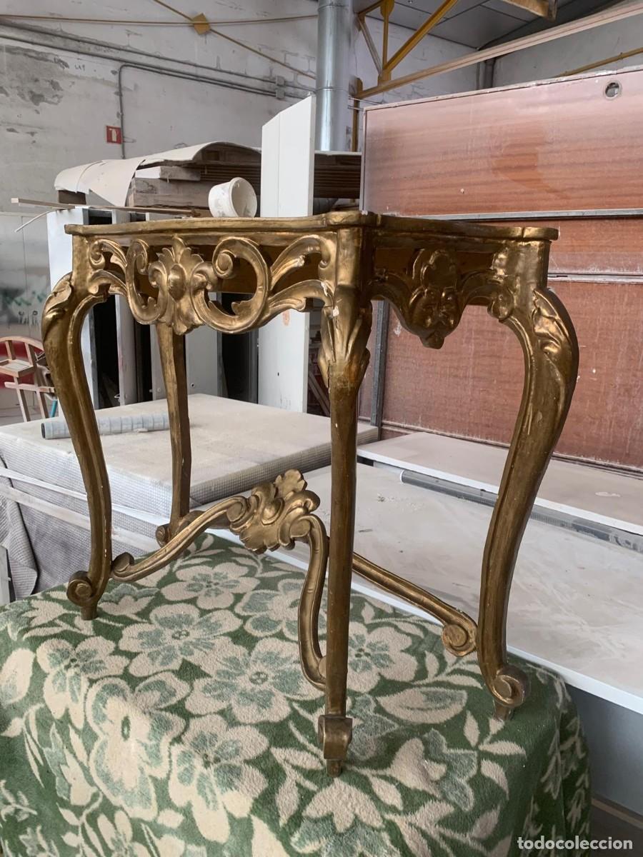 Antig&uuml;edades: CONSOLA DORADA DECORATIVA - Foto 1