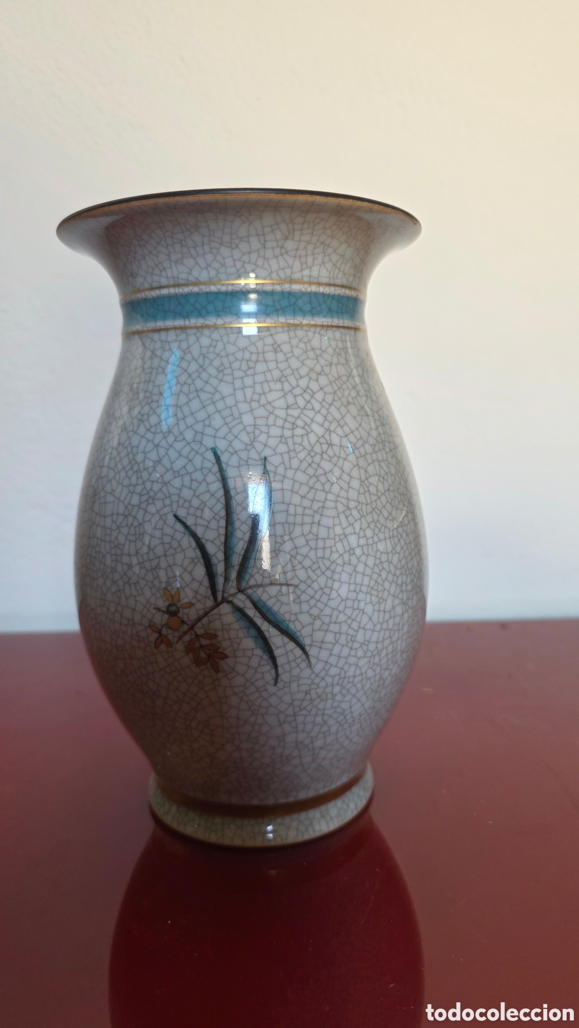 Antig&uuml;edades: Jarron porcelana danesa royal copenhagen
