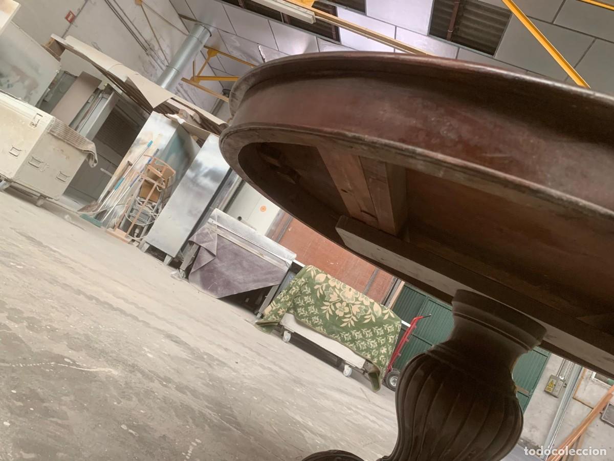 Antig&uuml;edades: Mesa comedor gran diametro - Foto 4