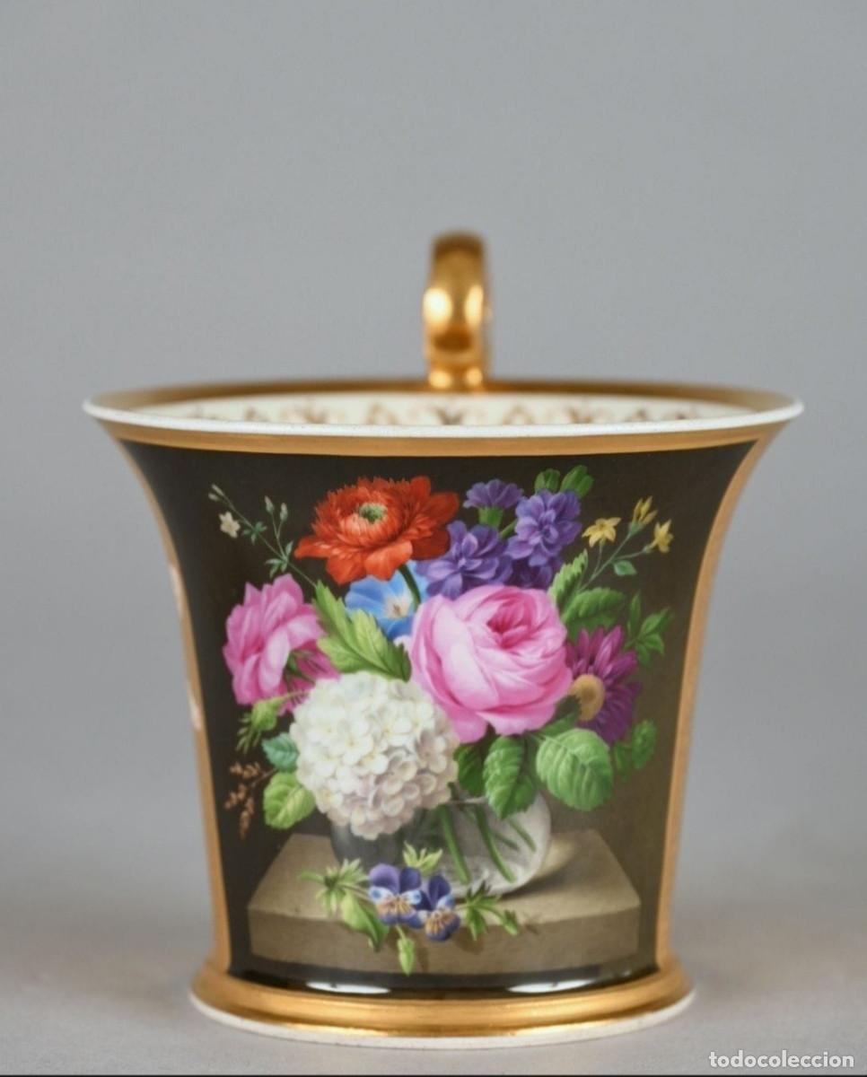 Antig&uuml;edades: Taza de porcelana Royal Vienna siglo XVIII