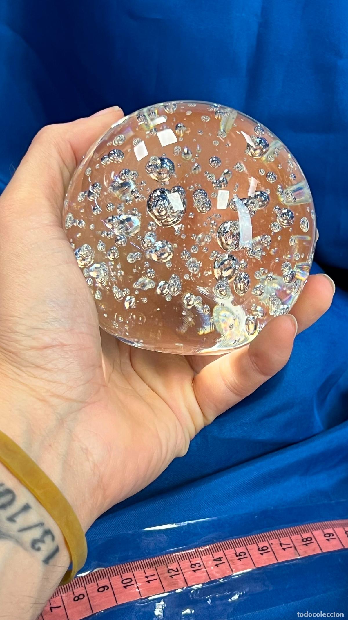Antig&uuml;edades: INTERESANTE PISAPAPELES VINTAGE EN CRISTAL MURANO 1159 gr