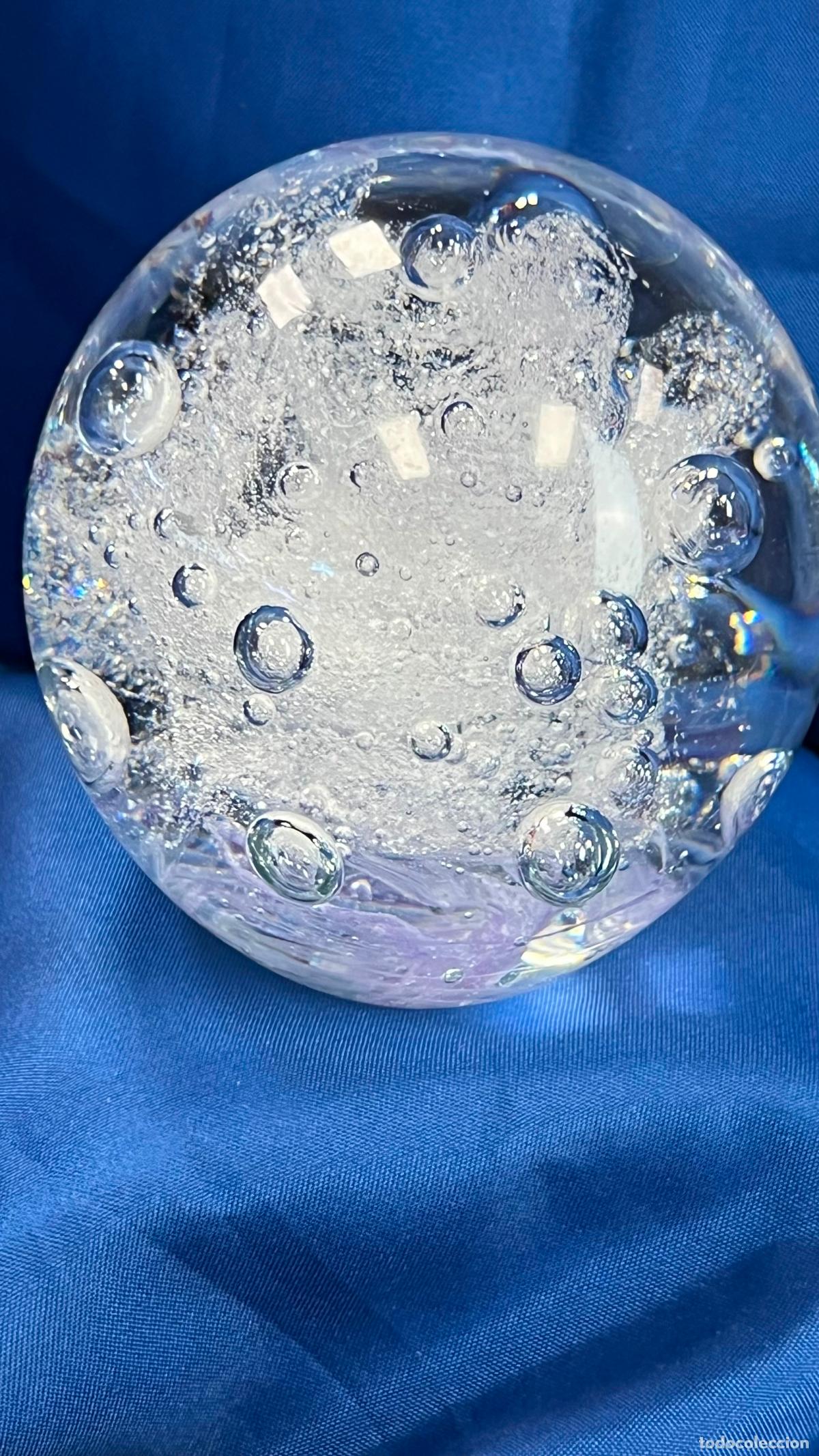 Antig&uuml;edades: INTERESANTE PISAPAPELES VINTAGE EN CRISTAL MURANO 1174 gr