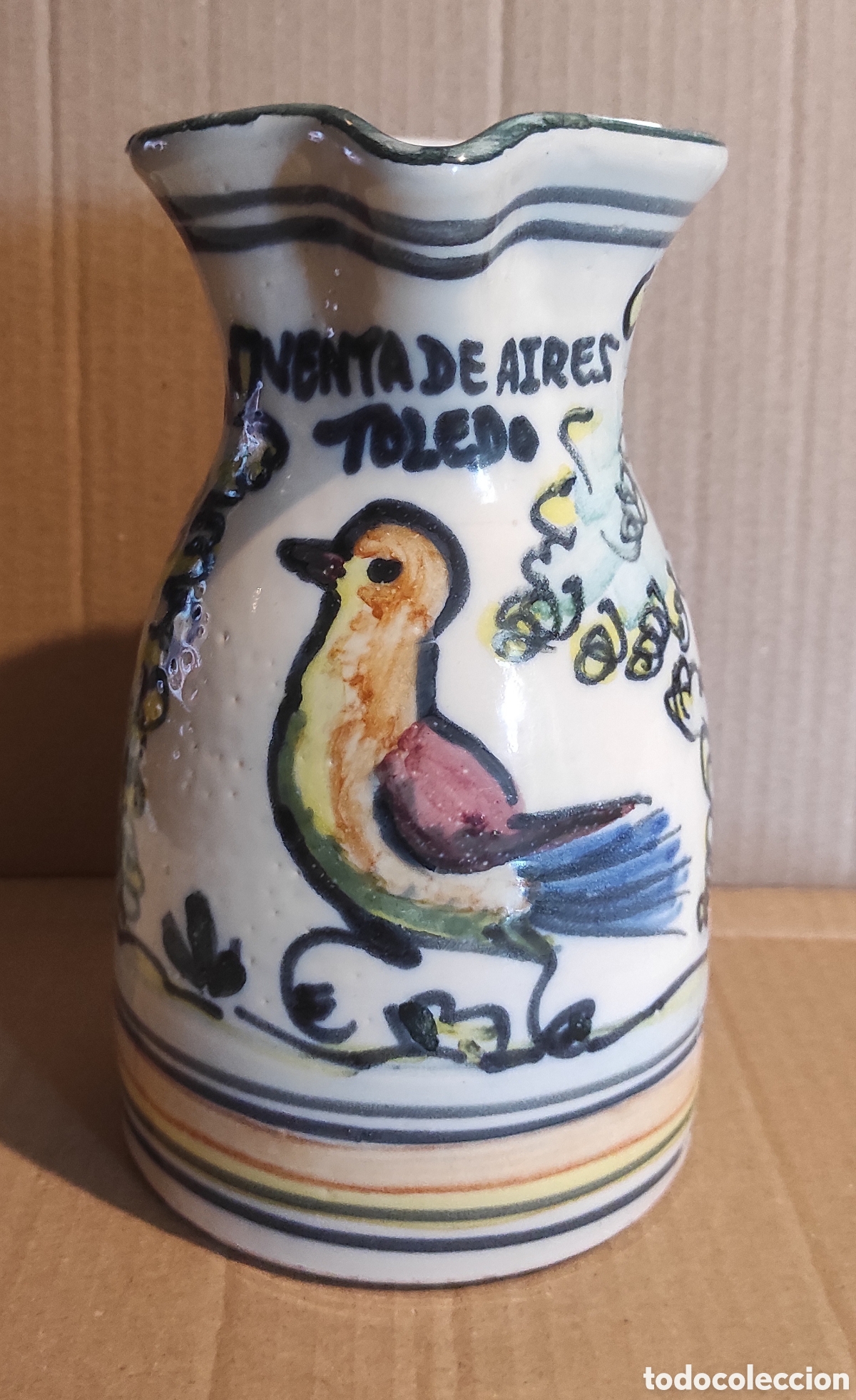 Antig&uuml;edades: ANTIGUA JARRA DE CER&Aacute;MICA DE TALAVERA