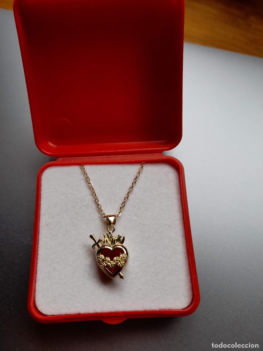 Antig&uuml;edades: Collar Sagrado Corazon de Jes&uacute;s - Foto 1