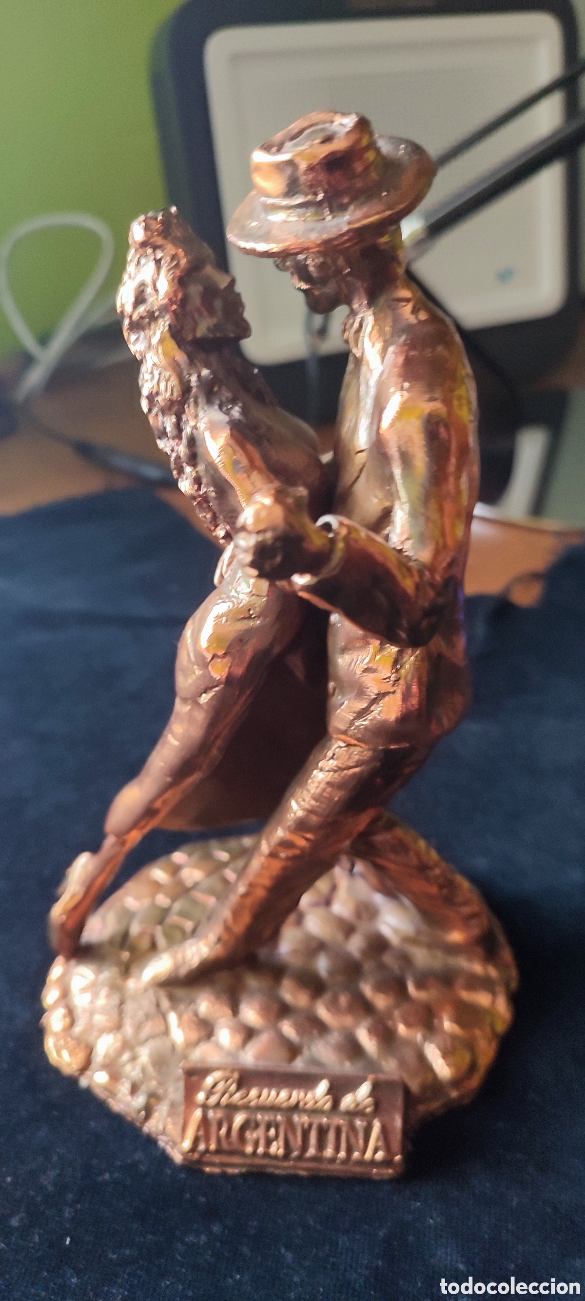 Antig&uuml;edades: Pareja bailando tango Sello Rub&iacute;es
