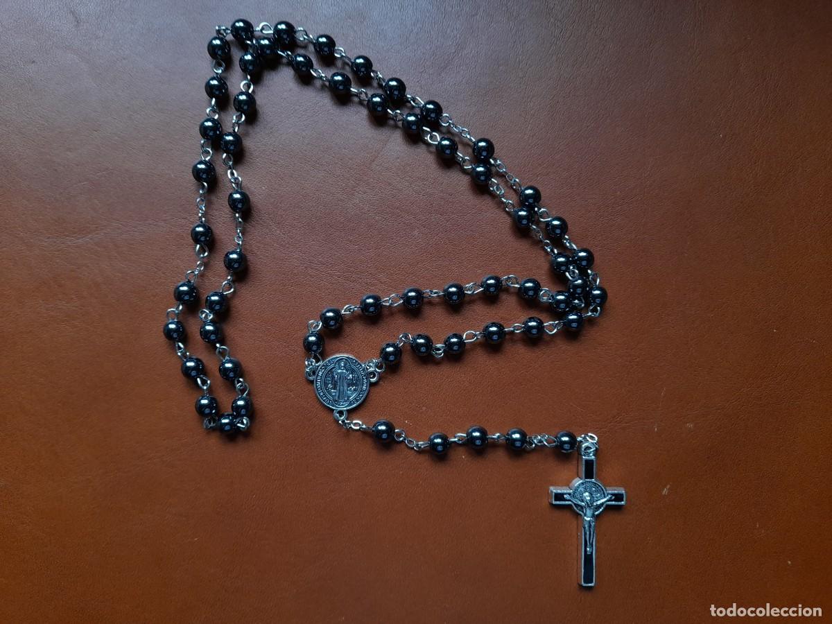 Antig&uuml;edades: Rosario San Benito Rosario de metal de primera calidad