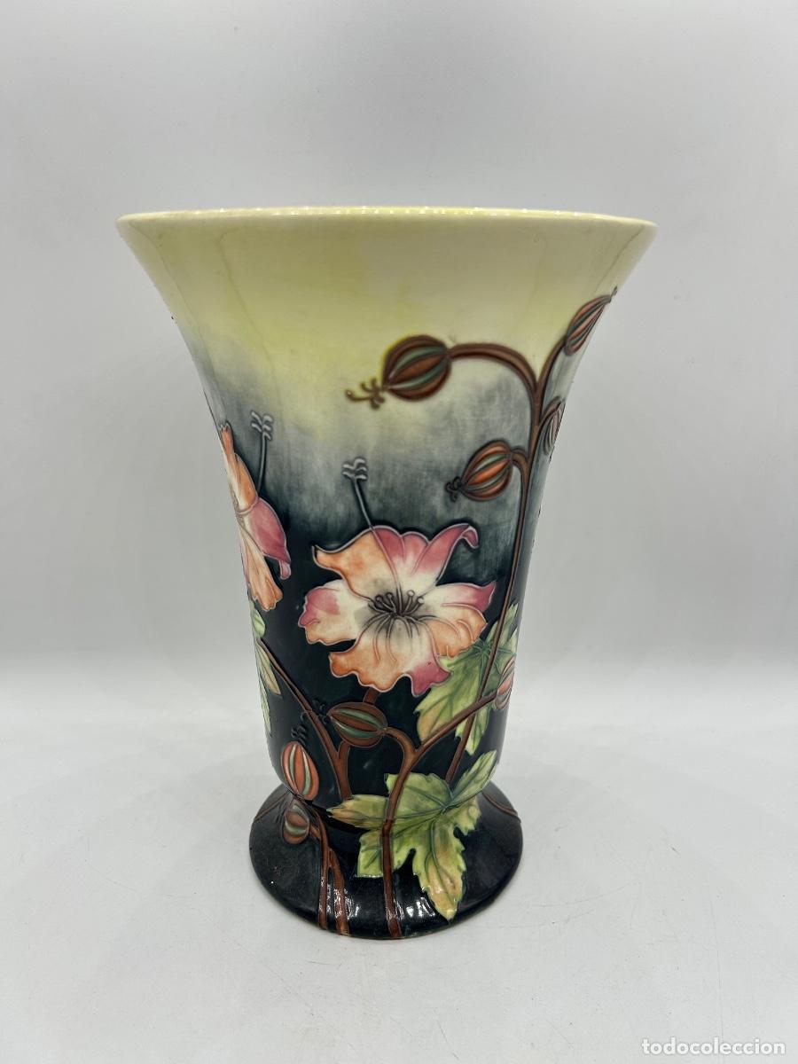 Antiquit&auml;ten: Jarr&oacute;n Ingles de Porcelana esmaltada con decoraci&oacute;n floral
