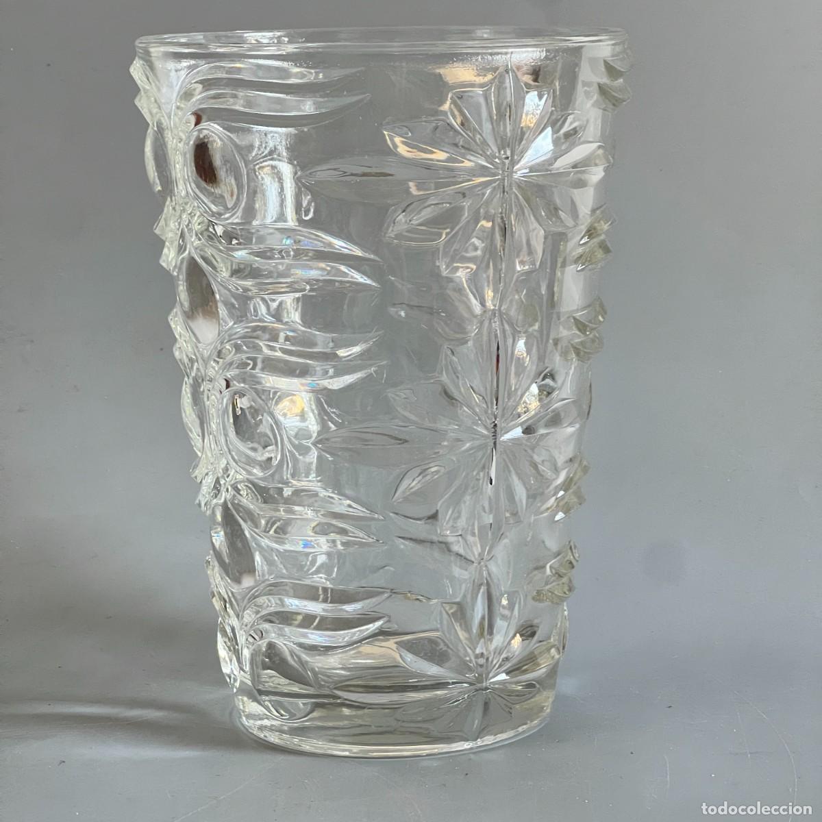Antig&uuml;edades: Jarr&oacute;n vidrio. 22 cm