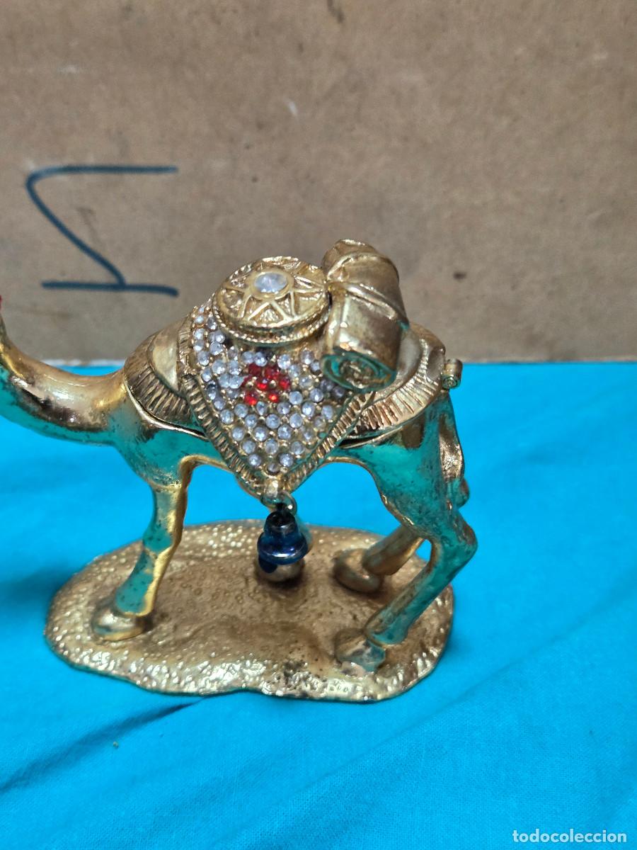 Antig&uuml;edades: figura de camello metal - Foto 3