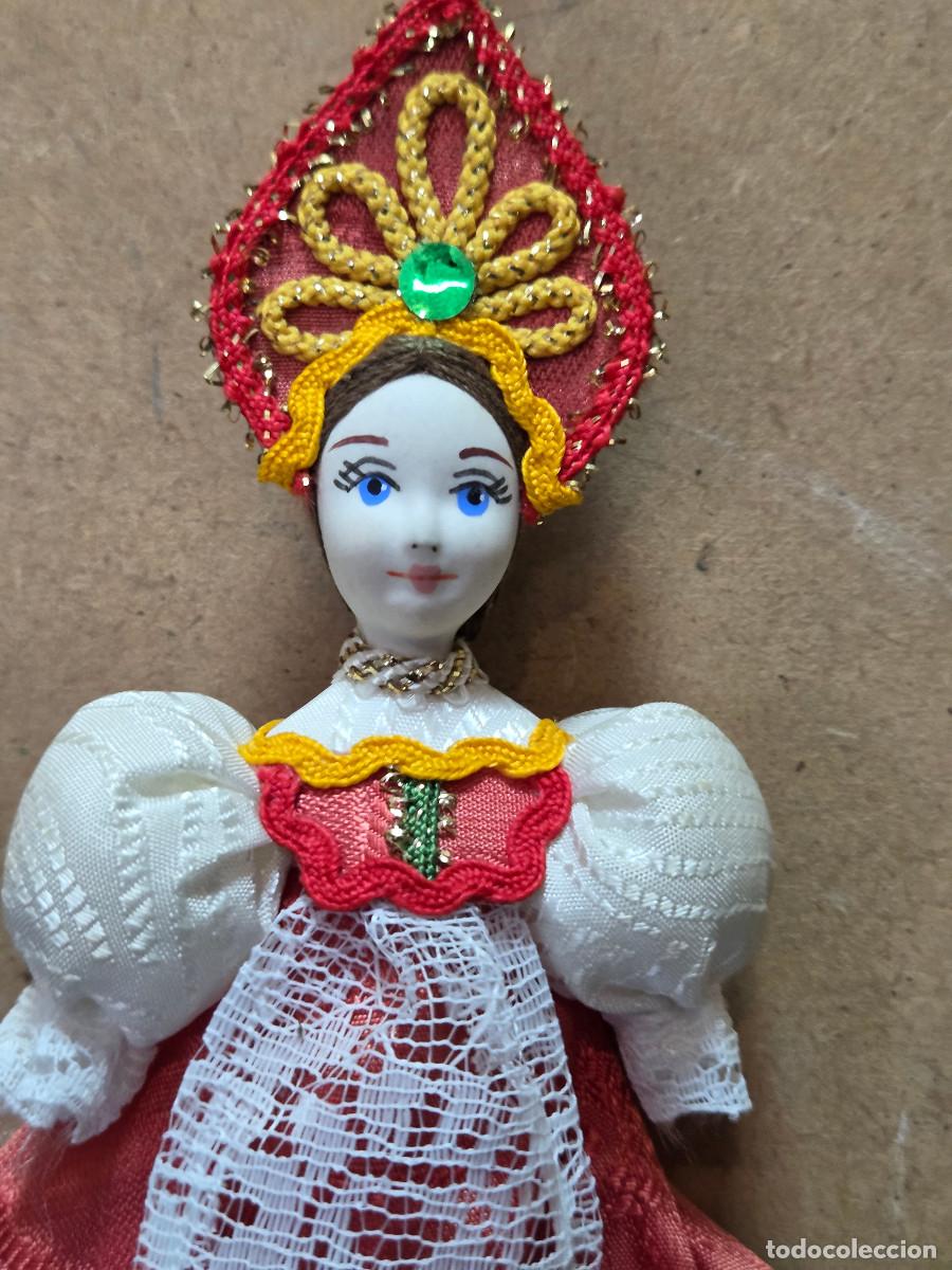 Antig&uuml;edades: figura rusa peque&ntilde;a madera - Foto 2