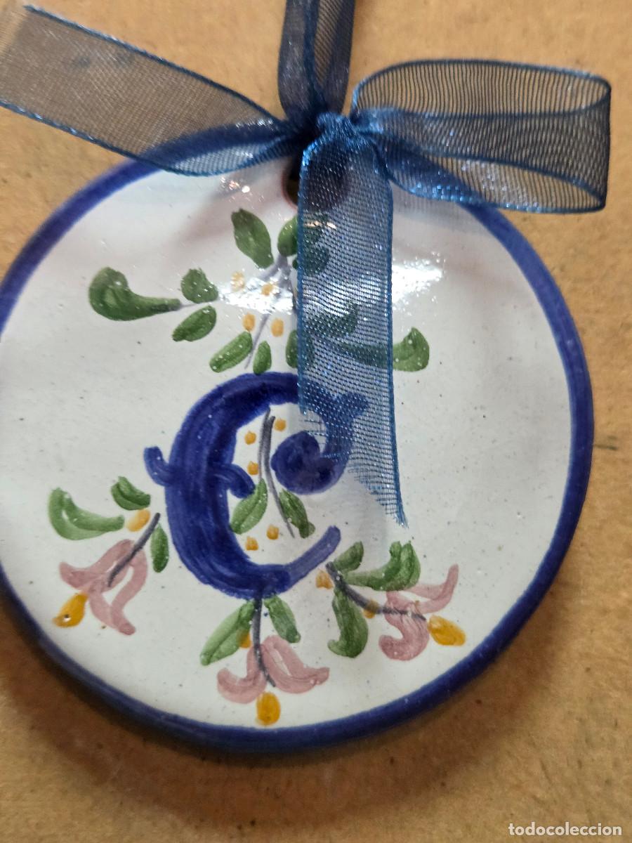 Antig&uuml;edades: peque&ntilde;a placa de ceramica