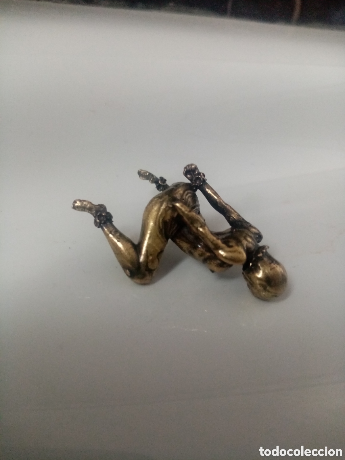 Antig&uuml;edades: Figura erotica de bronce miniatura.