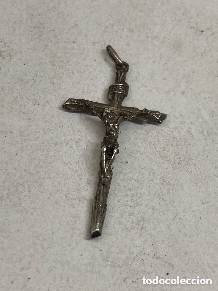 Antig&uuml;edades: Cruz de plata religiosa C590