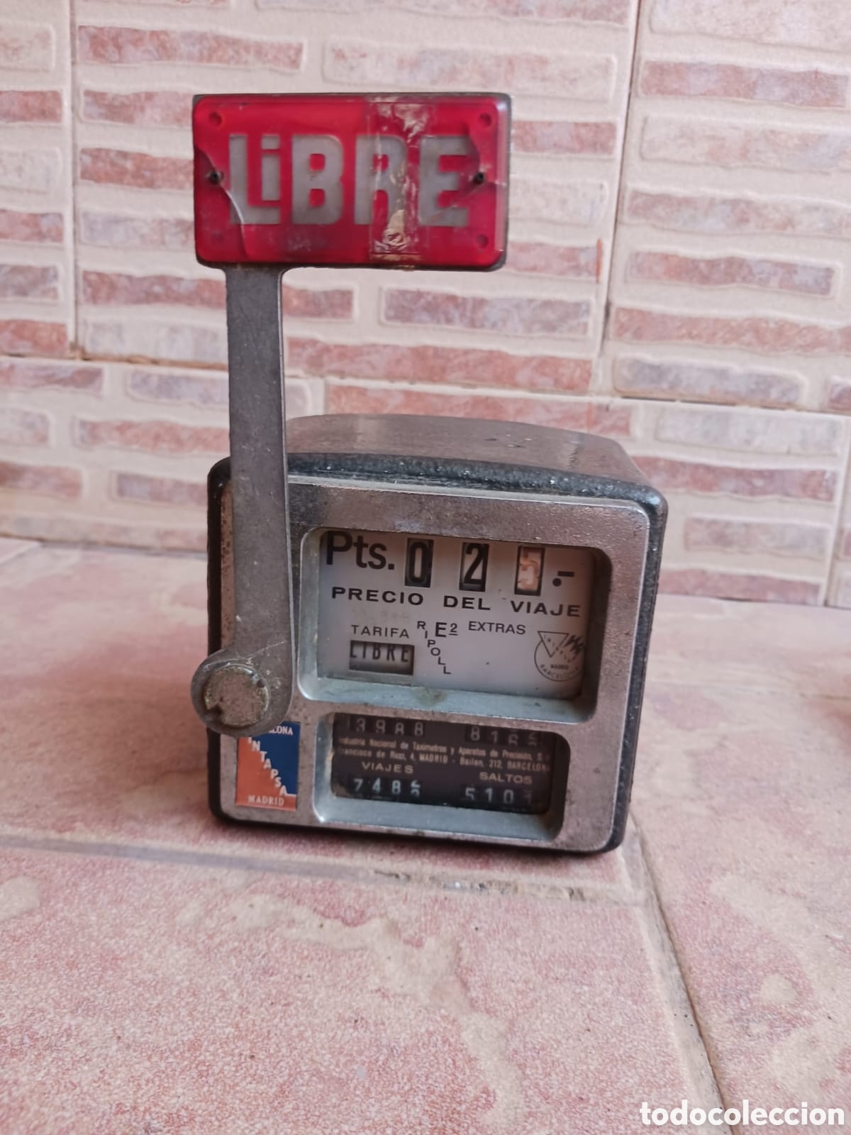 Antig&uuml;edades: Tax&iacute;metro vintage para coleccionista