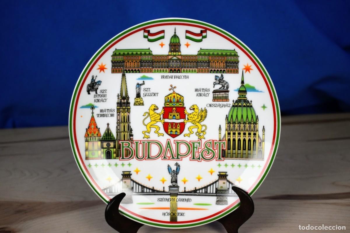 Antig&uuml;edades: Plato de porcelana de Budapest - Foto 1