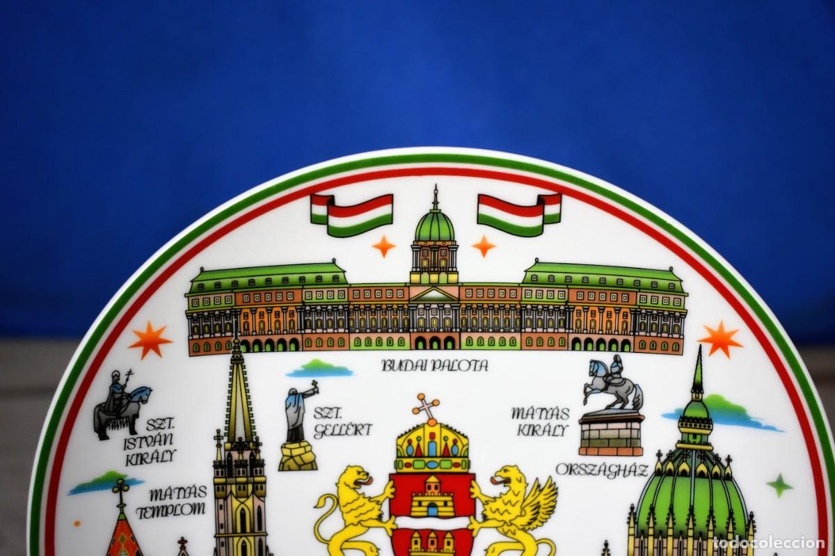Antig&uuml;edades: Plato de porcelana de Budapest - Foto 2
