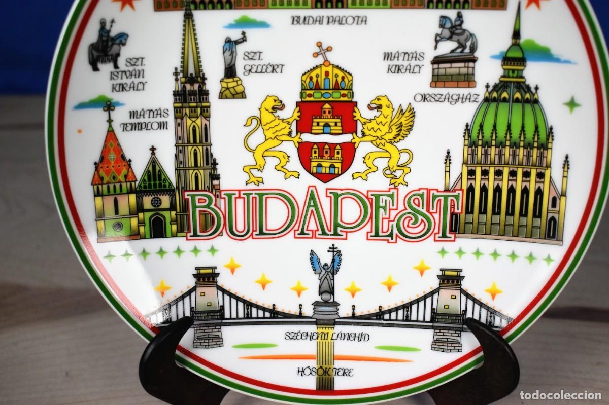 Antig&uuml;edades: Plato de porcelana de Budapest - Foto 3