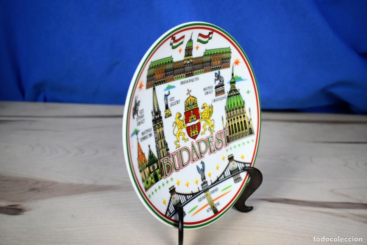 Antig&uuml;edades: Plato de porcelana de Budapest - Foto 4