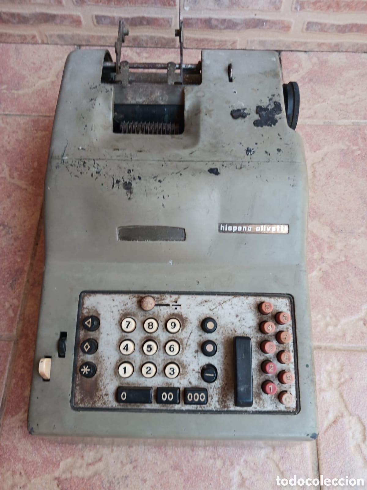 Antig&uuml;edades: Calculadora Hispano Olivetti - Foto 1