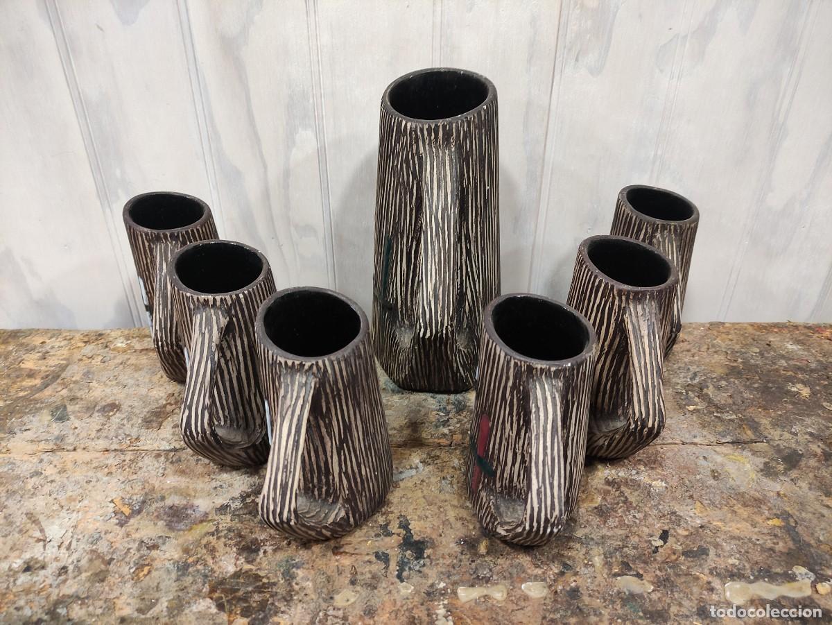 Antig&uuml;edades: Conjunto jarras ceramica - Foto 5
