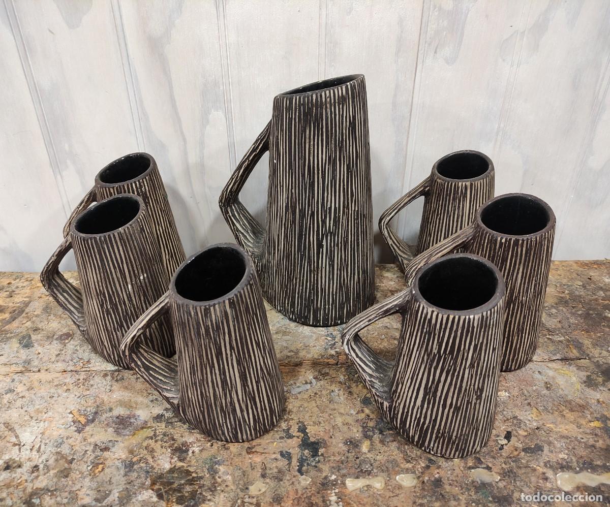 Antig&uuml;edades: Conjunto jarras ceramica - Foto 6